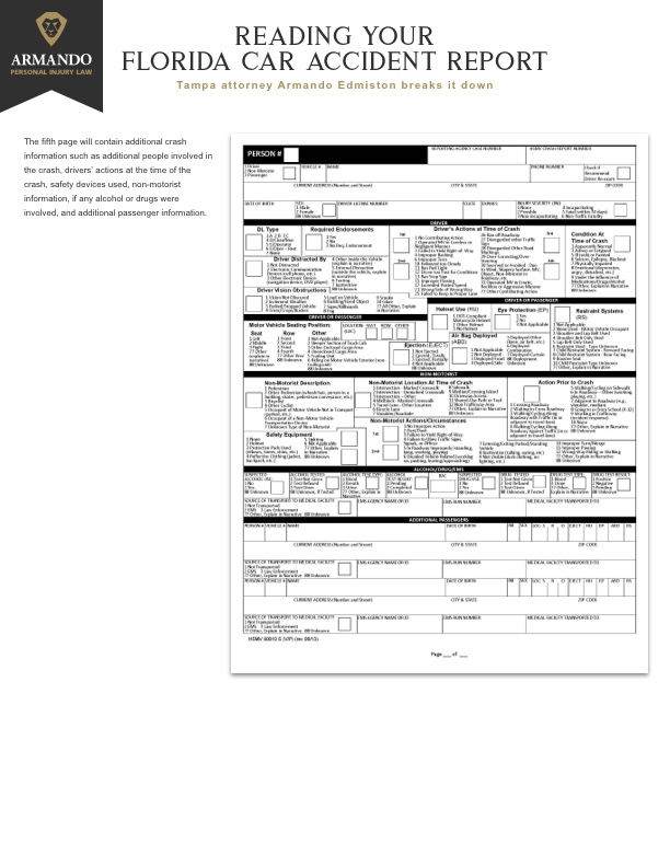 Reading Your Florida Accident Report Armando Personal Injury Law