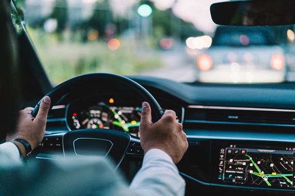 Subaru DriverFocus alert system showing warning on vehicle dashboard.