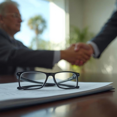 A meeting between a nursing home resident and a Tampa nursing home abuse attorney