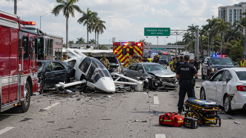 Lawyer reviewing records for an air taxi injury investigation.