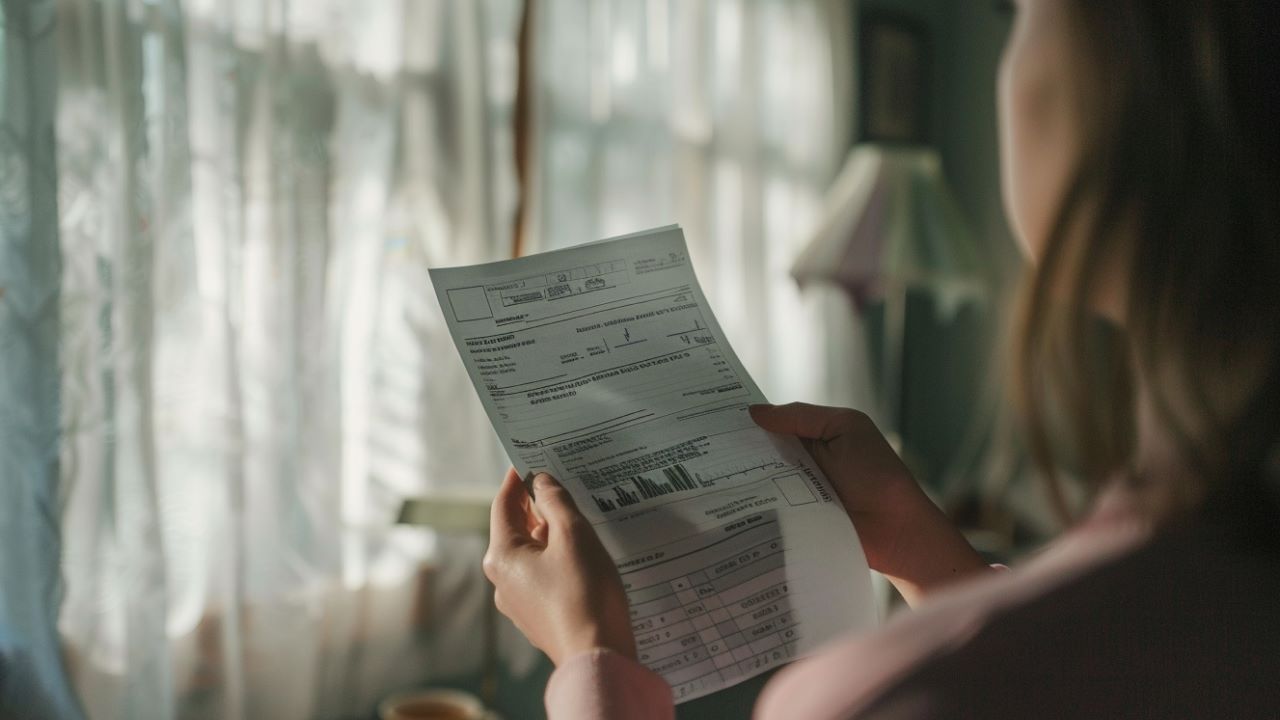 Medical bills and paperwork after a car accident injury