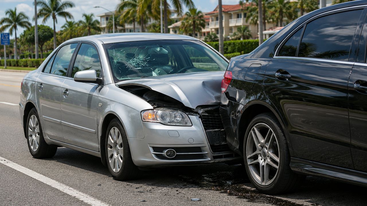 Florida rear-end accident during the daytime