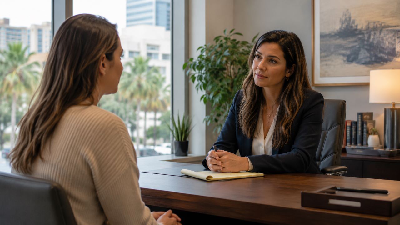 Private legal consultation about sexual assault compensation in Florida