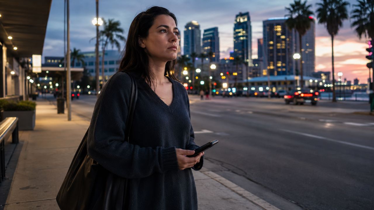 Adult survivor in Tampa near a nightlife or city corridor after a sexual assault-related incident.