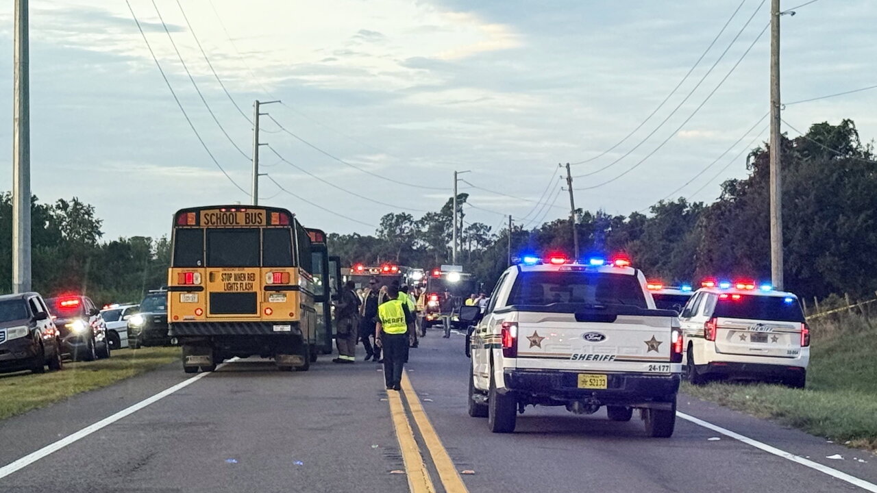 Two Killed, Including Winter Haven High School Student, in Lucerne Park Road School Bus Crash