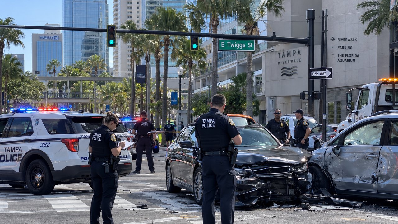 Tampa Police Logged 339 Traffic Crash Calls in Six Days